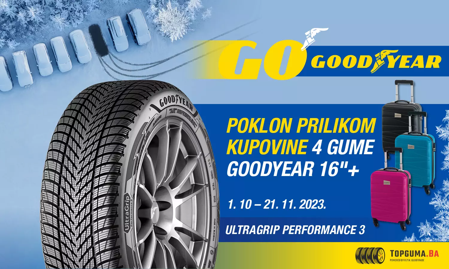 Goodyear akcija – poklon putni kofer