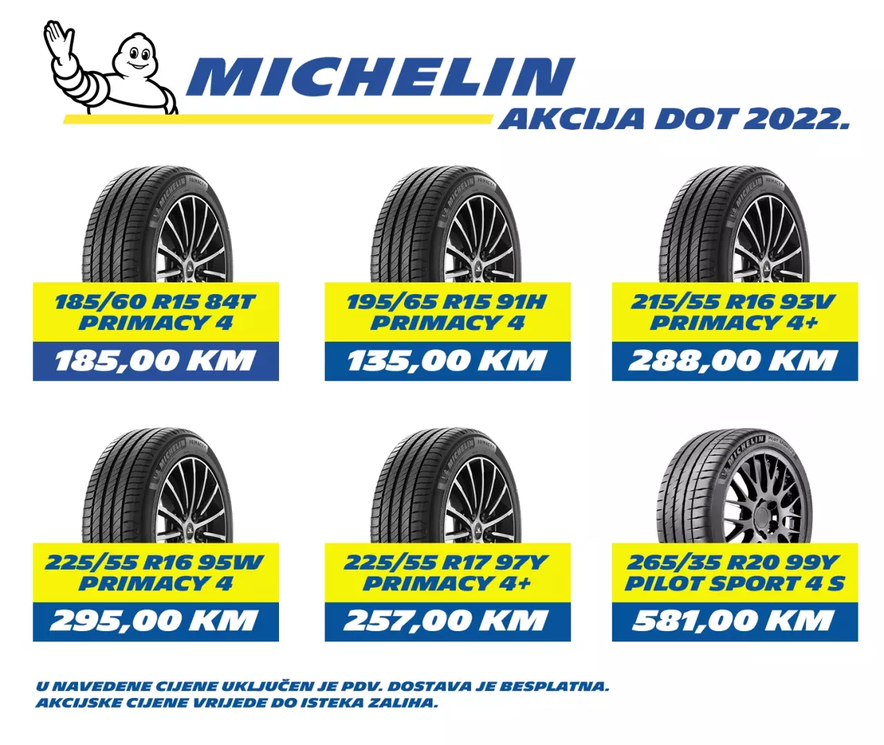 Akcija na Michelinu u DOT-u iz 2022. godine